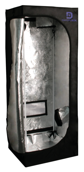 DiamondBox Zimmer-Gewächshaus Silver Line SL60 60x60x160cm